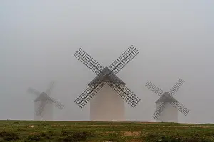 Warehouse: A view of the windmills of Campo de Criptana in