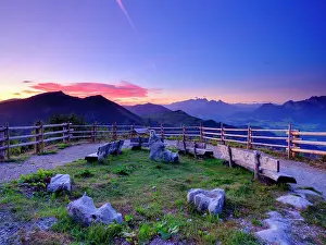 Dachstein: Viewpoint with alpine panorama, behind the Dachstein