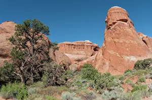 Wind: Viewpoint in Arches national park, Utah, USA