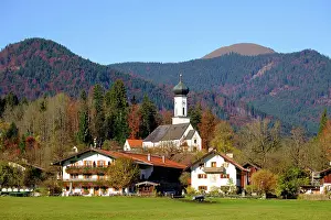 Howse: Village Jachenau with Jochberg, Isarwinkel, Upper