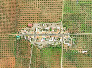 Settlement: The village of La Mesa is surrounded by cultivated