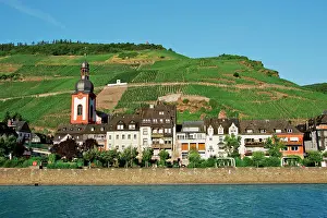 Moselle: The village and vineyards of Zell Germany