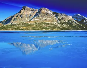 Waterton: Vimy Peak reflects into Waterton Lake in