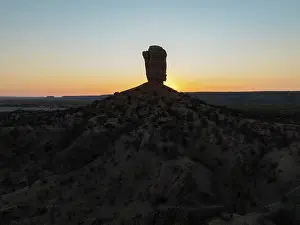 Eroded: The Vingerklip (rock finger) at sunrise