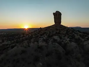 Eroded: The Vingerklip (rock finger) at sunrise