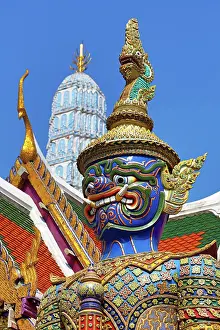 300517: Virulhok (Wirunhok) Giant Yaksha Demon Temple Guardian s