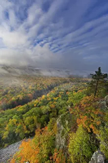 Carp: Vivid sunrise over Lake of the Clouds looking
