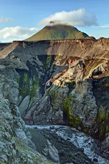 Covering: Volcano and gorge, Iceland