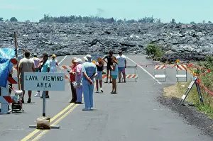 Pahoehoe: Volcano - larva flow on highway 130