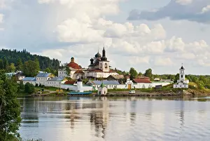 Convent: Volga-Baltic Waterway, Russia. Goritsy Nunnery-Resurrection