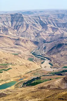Wadi: Wadi Al Mujib Dam and lake, Jordan