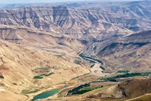 Wadi: Wadi Al Mujib Dam and lake, Jordan