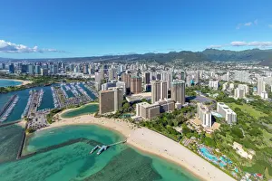 Canal: Waikiki, Honolulu, Oahu, Hawaii