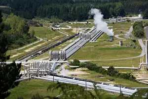 Stations: Wairakei Geothermal Power Station near Taupo