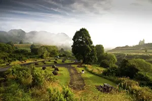 Picnic: Waitomo, New Zealand. Empty country roads