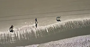 Manche: Walk on a beach - Picardy France