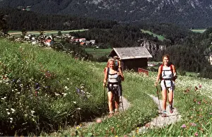 Tracks: WALKING - two girls in the Alps