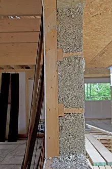 Insulation: Wall constructed with 300mm of Tradical hemcrete