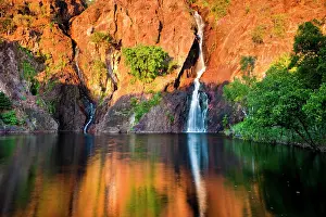 Filled: Wangi Falls at sunset, Litchfield National Park