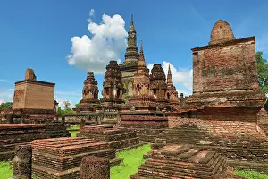 Royal: Wat Mahathat Temple, Royal Sanctuary, Sukhothai, Thailand