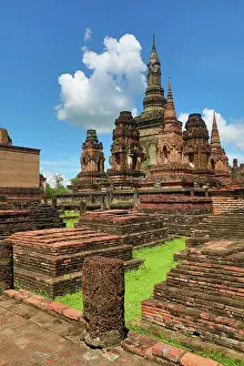 Royal: Wat Mahathat Temple, Royal Sanctuary, Sukhothai, Thailand