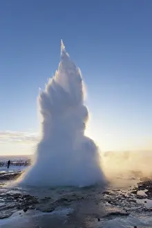 Geysers: Water column of Geyser Stokkur