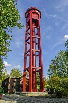 Railway: Water tower, Schoneberger Sudgelande nature Park
