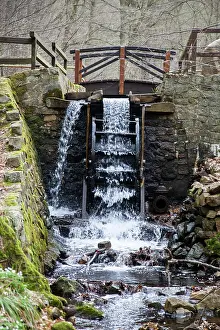 Hydroelectric: Water wheel in the Bad Suderode spa gardens