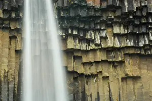 Basaltic: Waterfall over a basaltformation