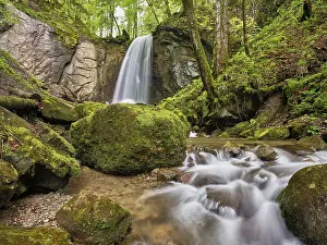 Waterfalls: Waterfall, Finstersee, Canton Zug, Switzerland