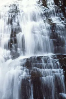 Mary Clay: WATERFALL - Rainbow Falls, Pisgah National Forest