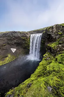 Skoga: Waterfall, Skoga River, Landscape at Fimmvorduhals