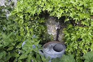Metal: Watering can, the Herbarium, medieval garden, Remarkable