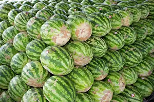 Markets: Watermelons at the market