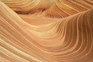 Naturally: The Wave, naturally carved in beautiful red and