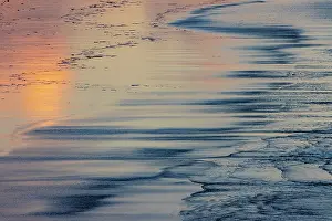 Haney: Wave patterns on Benson Beach at Cape Disappointment