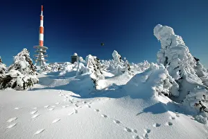 Stations: Weather Station and transmitter mast on Brocken
