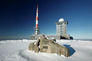 Stations: Weather Station and transmitter mast on Brocken