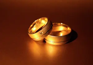 Rings: Wedding rings, whitegold, diamond