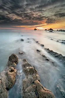 Platform: Welcombe Beach - Sunset - Devon - UK