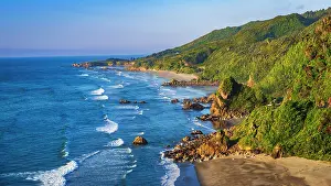 Point: West Coast view from Irimahuwhero Lookout, Paparoa National