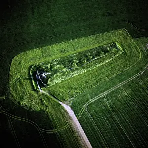Barrow: West Kennet Long Barrow, a Neolithic tomb or barrow