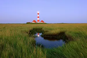Landmarks: Westerheversand lighthouse, Westerhever, North Frisia