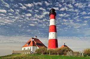 Navy: Westerheversand Lighthouse, Westerhever, Eiderstedt
