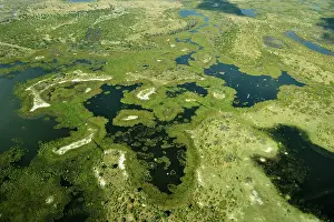 Canals: Wetlands, freshwater marshland with canals and islands