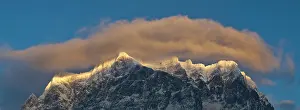 Cable: Wetterstein mountain chain with Mt. Zugspitze