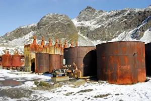 Tanks: Whale Oil tanks - Old Whaling station at Grytviken