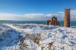 Mine: Wheal Coates - St Agnes - Snow - Cornwall - UK