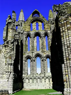 Note: Whitby Abbey, England. NOTE: This image avail. up