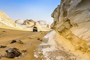 Sahara: White Desert at Farafra in the Sahara of Egypt